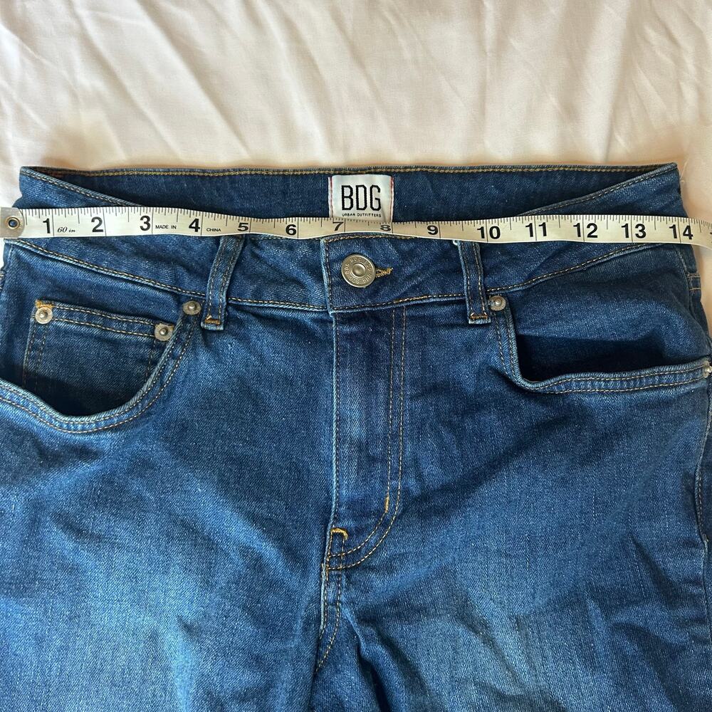 Urban Outfitters BDG Y2K Jeans Studded Rhinestone flare denim Women 27 - Picture 6 of 8